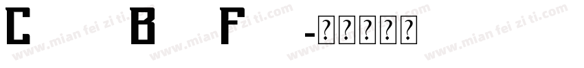 Chinat Bold Font字体转换